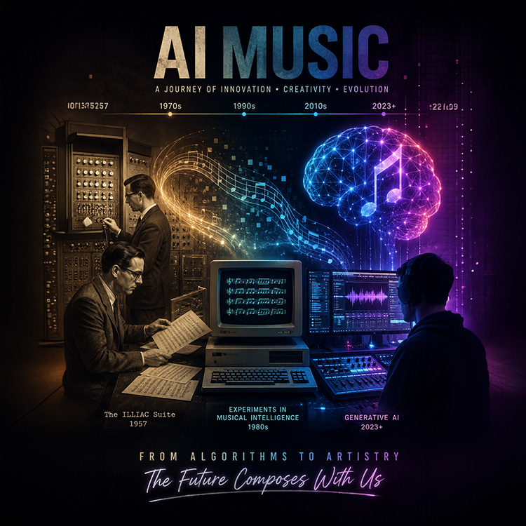 AI Music Isn't New It's Been Evolving for Nearly 70 Years