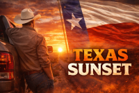 Texas Sunsets And Empty Roads artwork